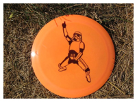 Custom Disc Golf Stencil